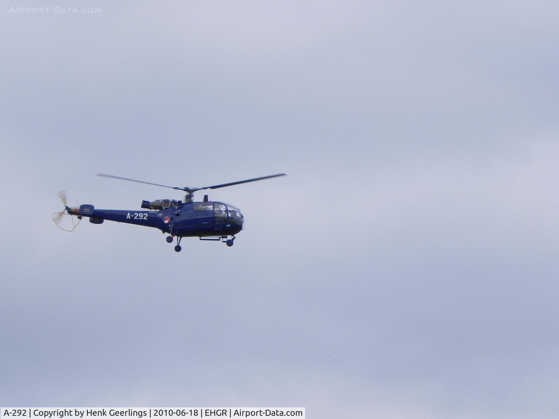 A-292, Sud SE-3160 Alouette III C/N 1292, Dutch AF Openday at Gilze Rijen AFB