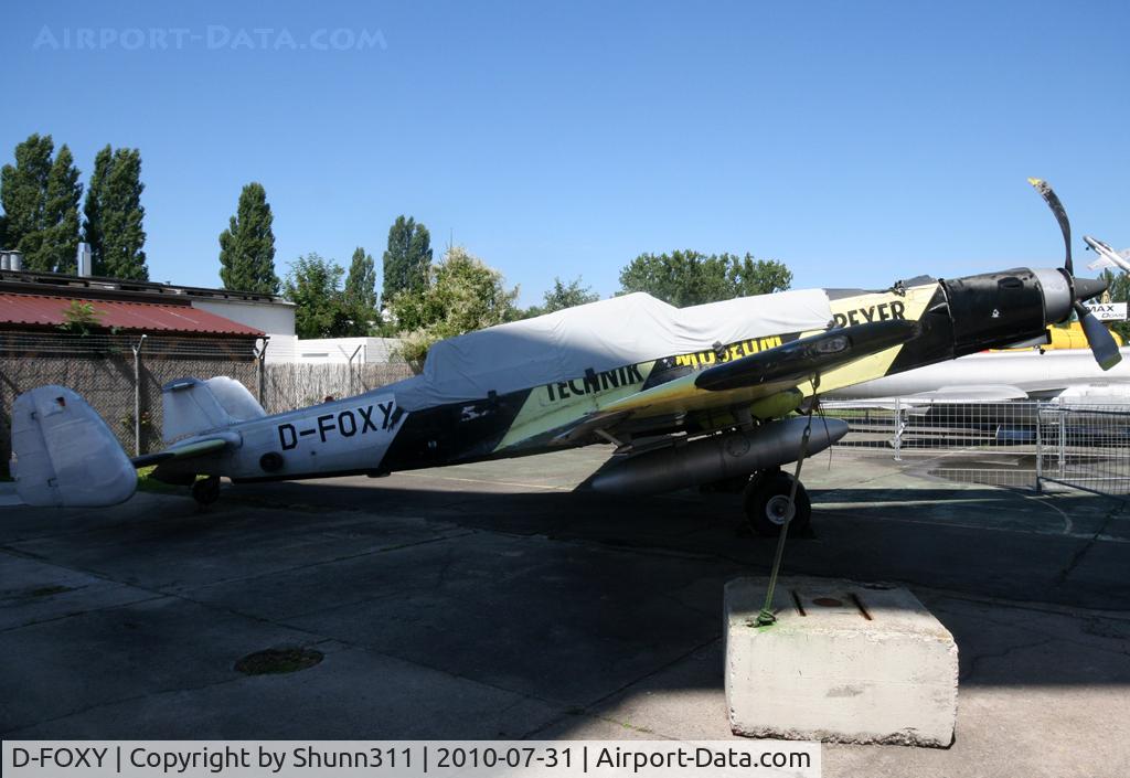 D-FOXY, F+W C-3605 Schlepp C/N 315, Ex. Swiss Air Force aircraft as C-535 and preserved as a wreck inside Technik Speyer Museum...