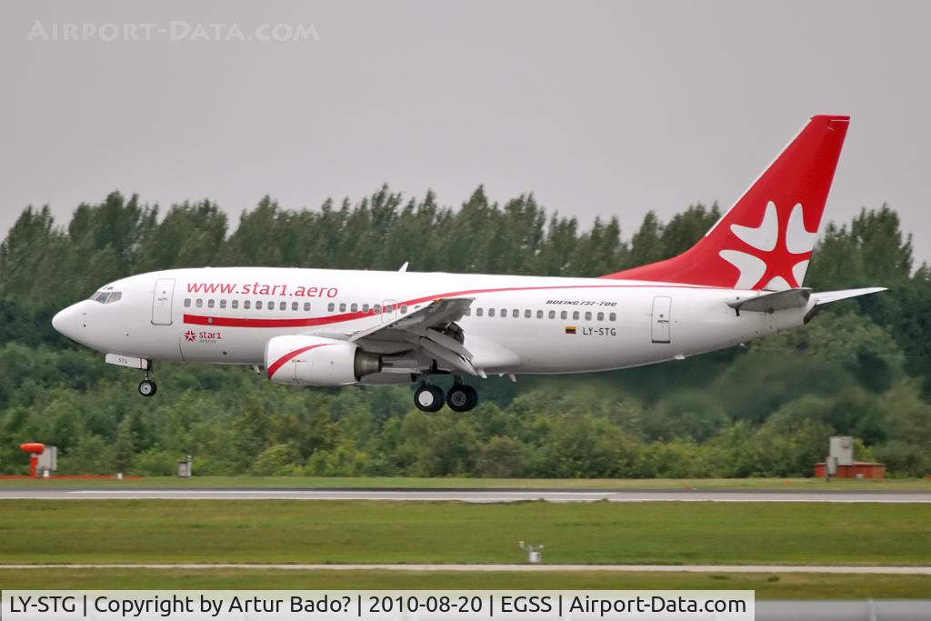 LY-STG, 1999 Boeing 737-73S C/N 29083, Star1