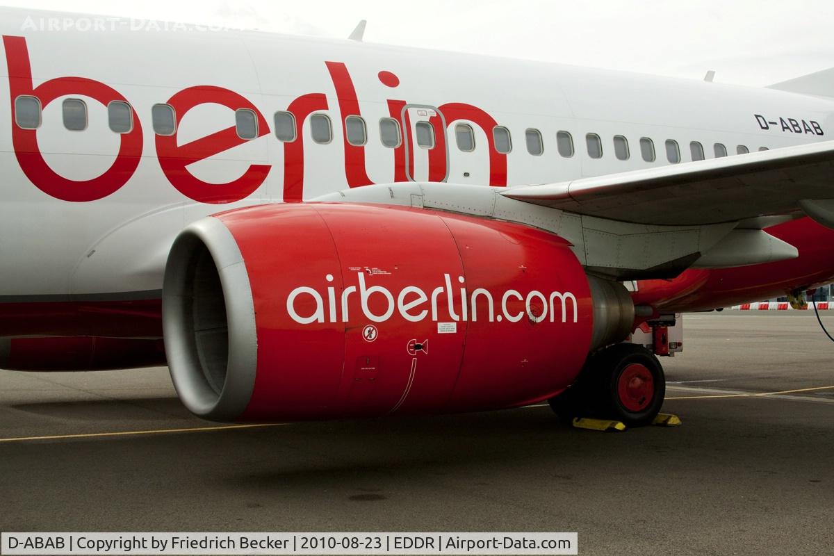 D-ABAB, 2001 Boeing 737-76Q C/N 30277, nacelle of the left engine