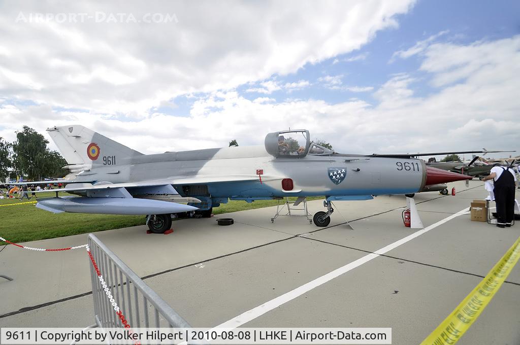 9611, Mikoyan-Gurevich MiG-21MF C/N 969611, at Kecskemet