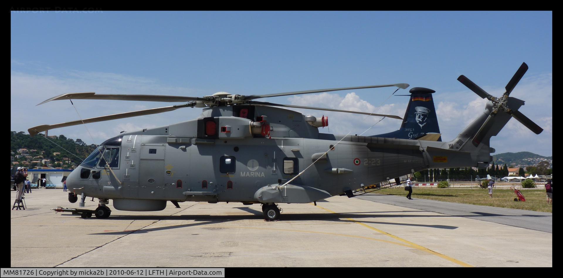 MM81726, EHI SH-101A (EH-101MP Mk110) C/N 50172, Parked.