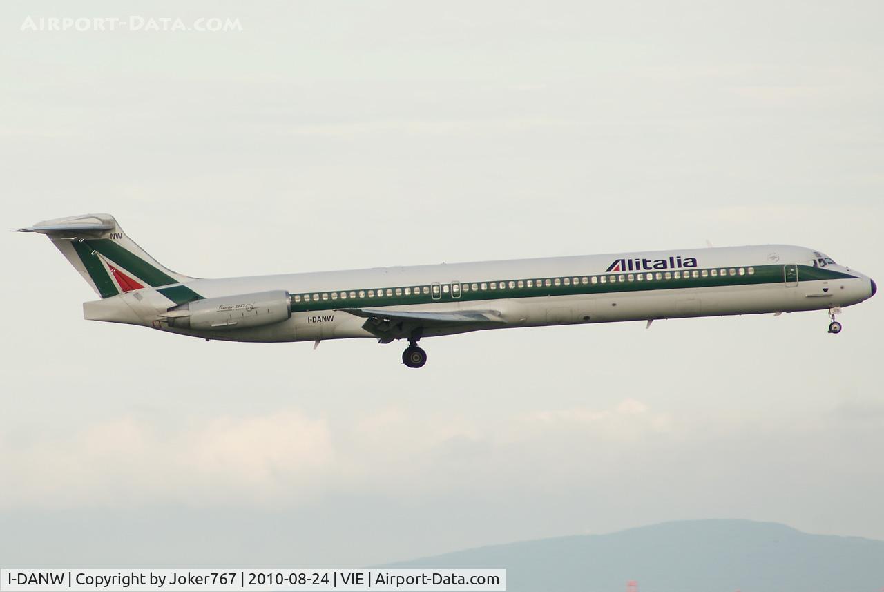 I-DANW, 1992 McDonnell Douglas MD-82 (DC-9-82) C/N 53206, Alitalia