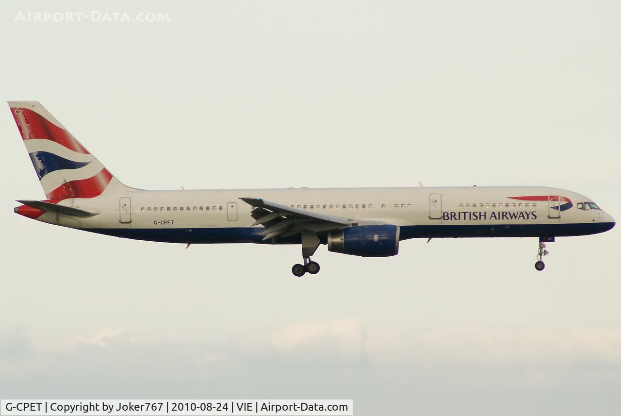 G-CPET, 1998 Boeing 757-236 C/N 29115, British Airways