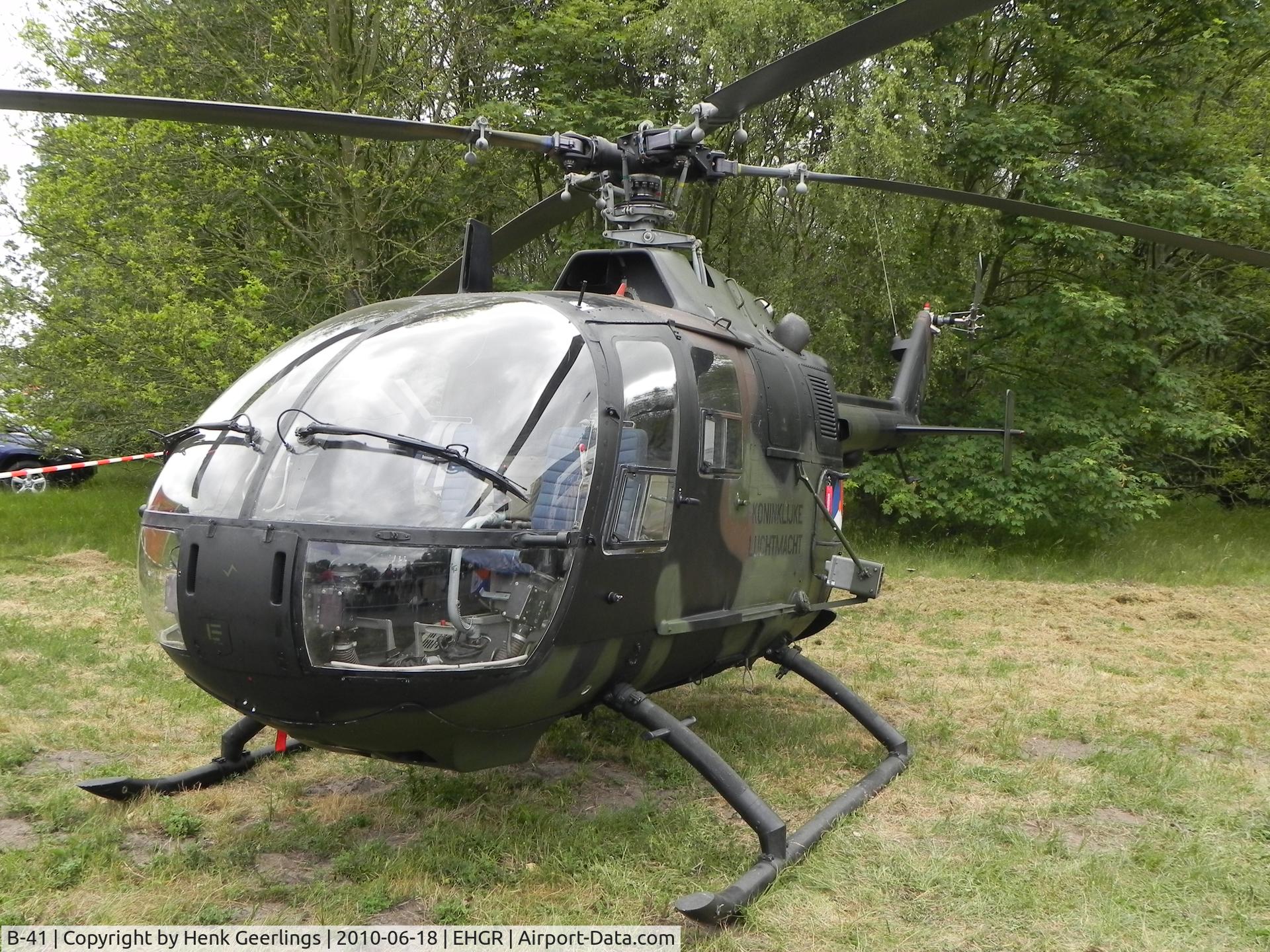 B-41, MBB Bo-105CB-4 C/N S-241, Dutch AF Open Day at Gilze Rijen AFB