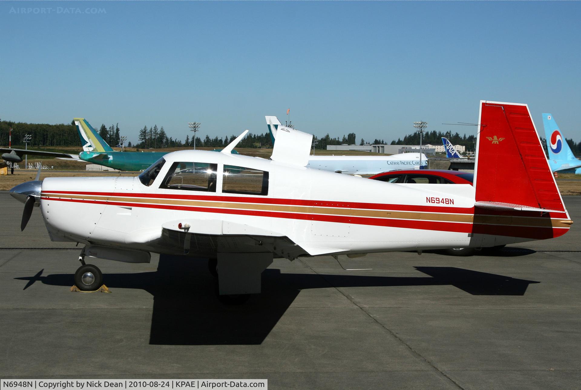 N6948N, 1968 Mooney M20C Ranger C/N 680195, KPAE