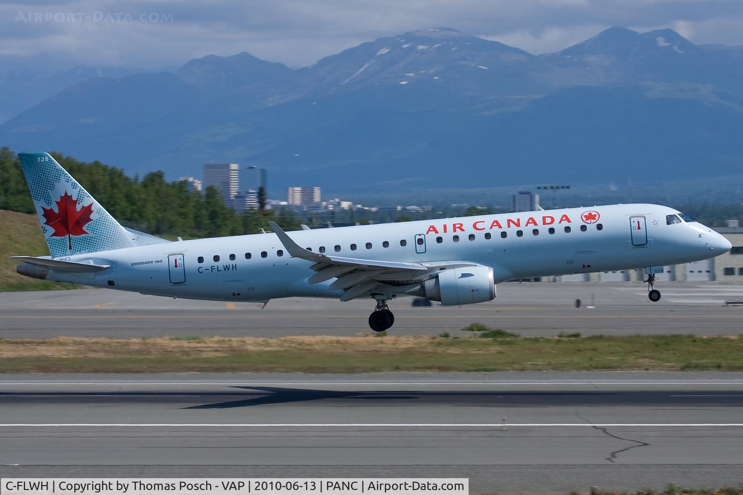 C-FLWH, 2007 Embraer 190AR (ERJ-190-100IGW) C/N 19000094, Air Canada