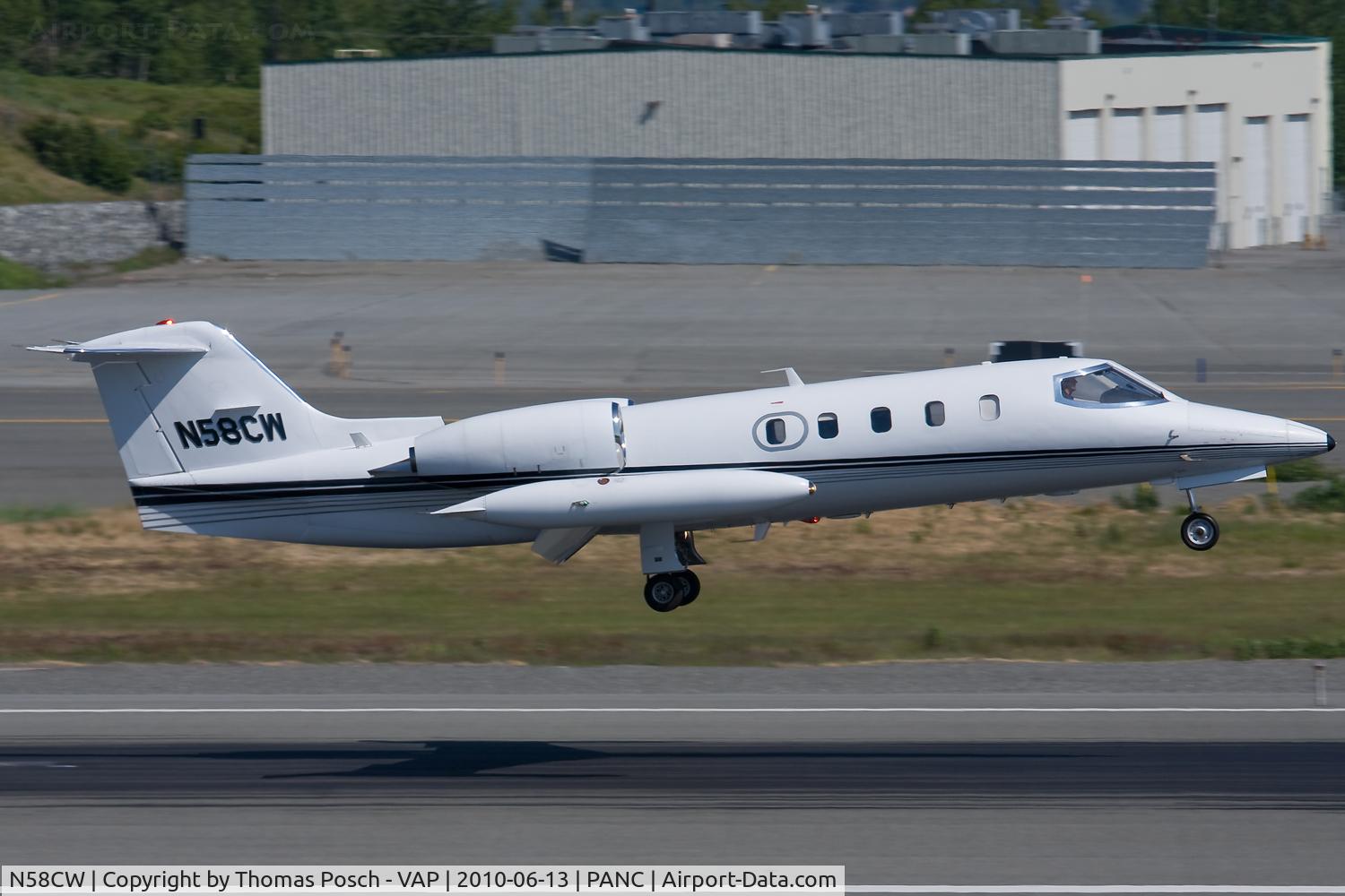 N58CW, 1977 Gates Learjet 35A C/N 116, Worthington Ford of Alaska