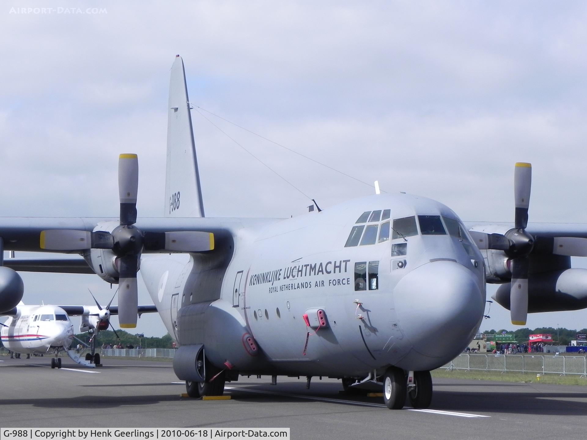 G-988, 1983 Lockheed C-130H Hercules C/N 382-4988, Dutch AF Open Day at Gilze Rijen AFB