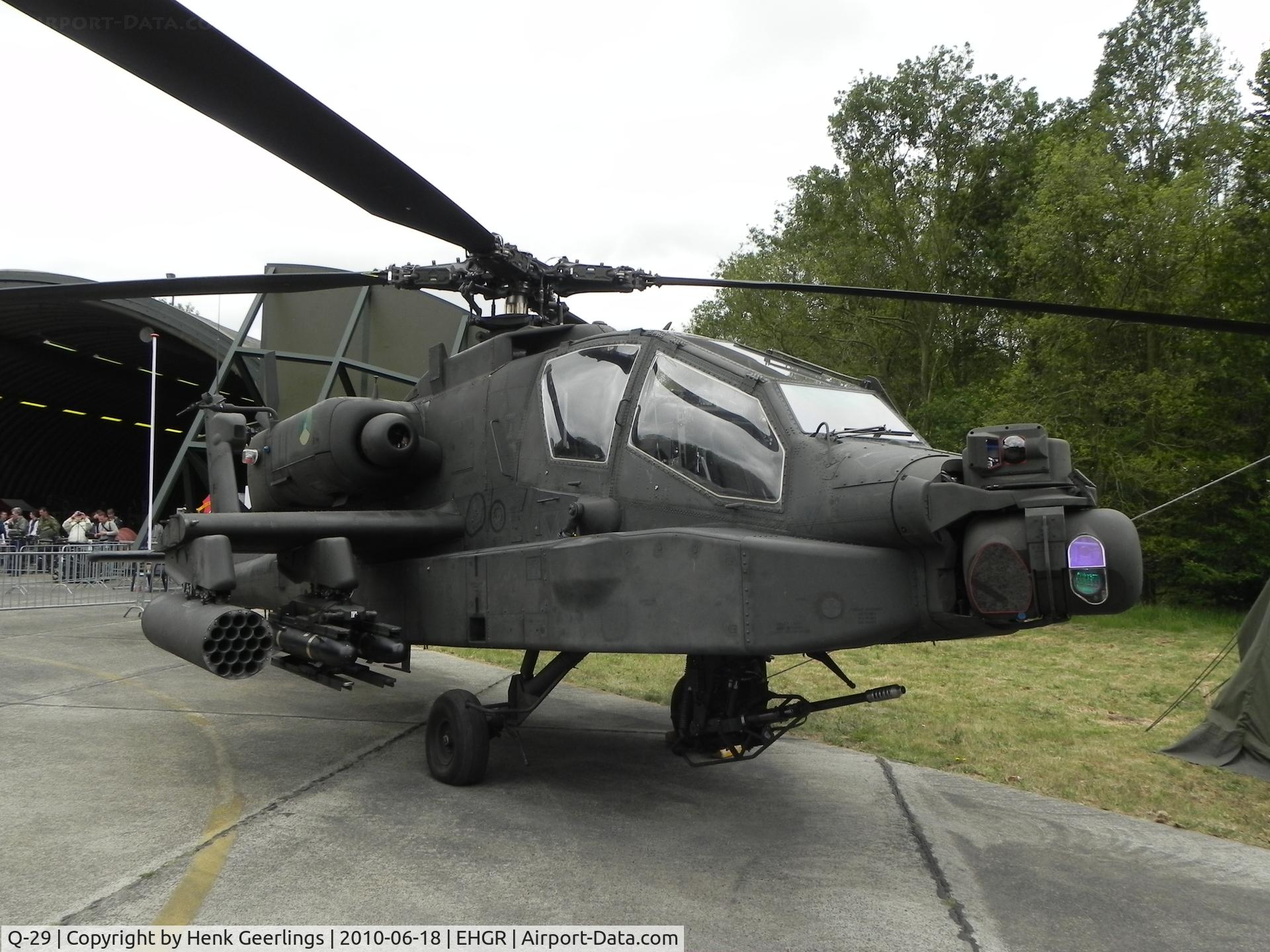 Q-29, Boeing AH-64D Longbow Apache C/N DN029, Dutch AF Open Day at Gilze Rijen AFB