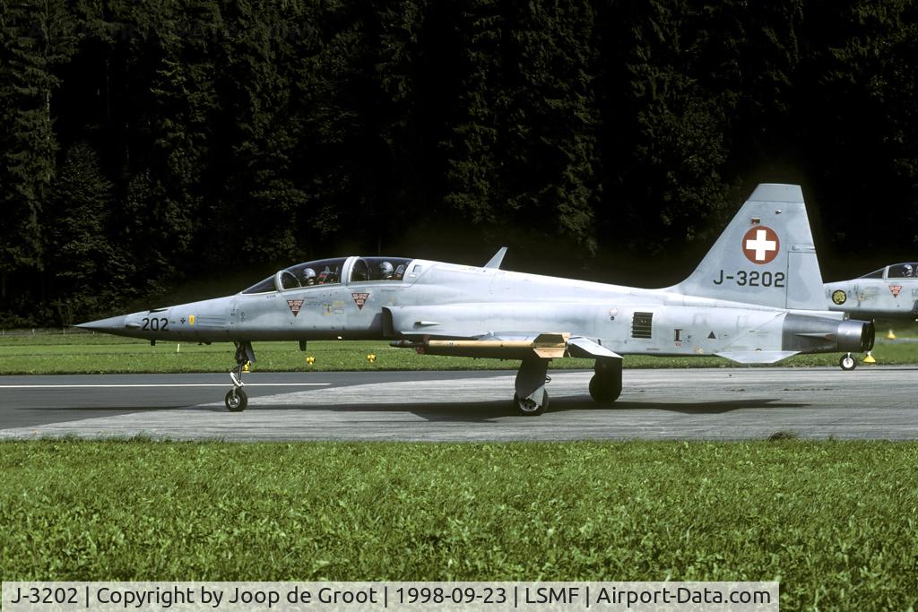 J-3202, 1978 Northrop F-5F Tiger II C/N M1002, Wiederholungskurs 1998