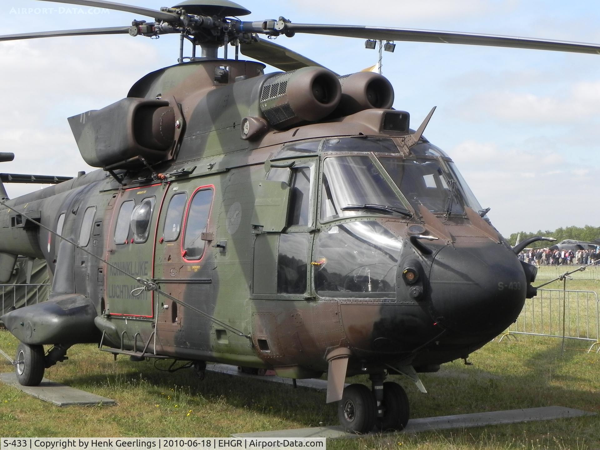 S-433, Eurocopter AS-532U2 Cougar C/N 2433, Dutch AF Open Day at Gilze Rijen AFB