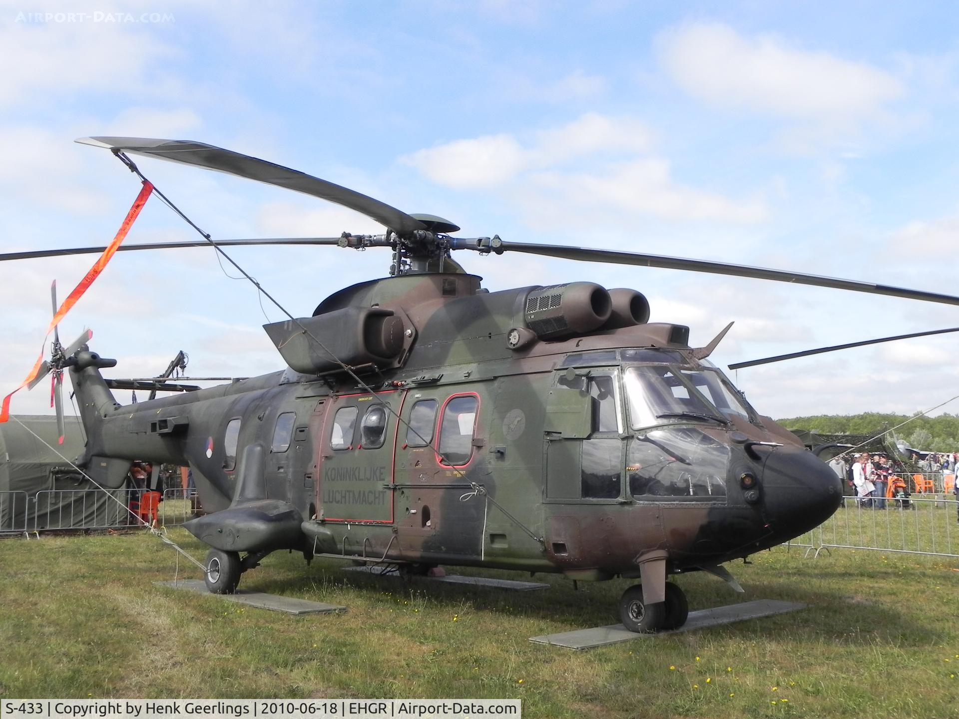 S-433, Eurocopter AS-532U2 Cougar C/N 2433, Dutch AF Open Day at Gilze Rijen AFB