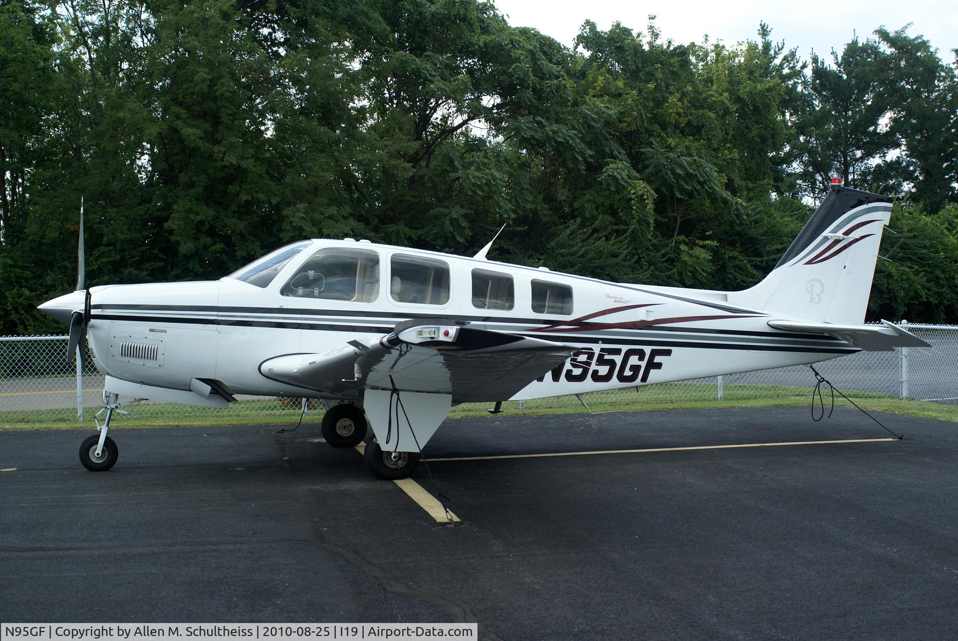 N95GF, 2005 Raytheon Aircraft Company G36 C/N E-3642, G36