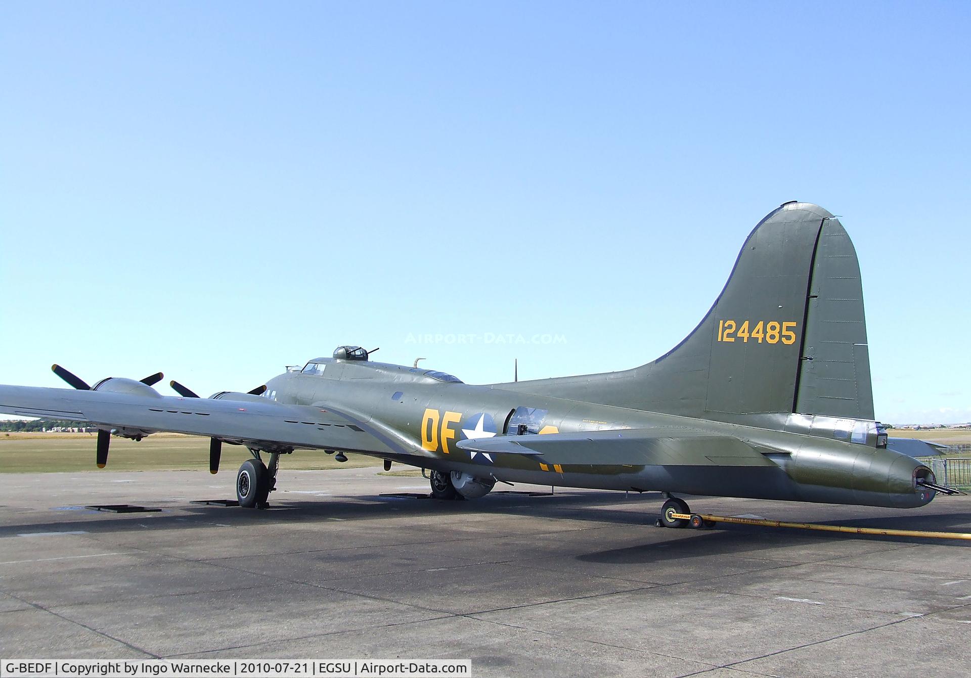 G-BEDF, 1944 Boeing B-17G Flying Fortress C/N 8693, Boeing B-17G Flying Fortress at Duxford airfield
