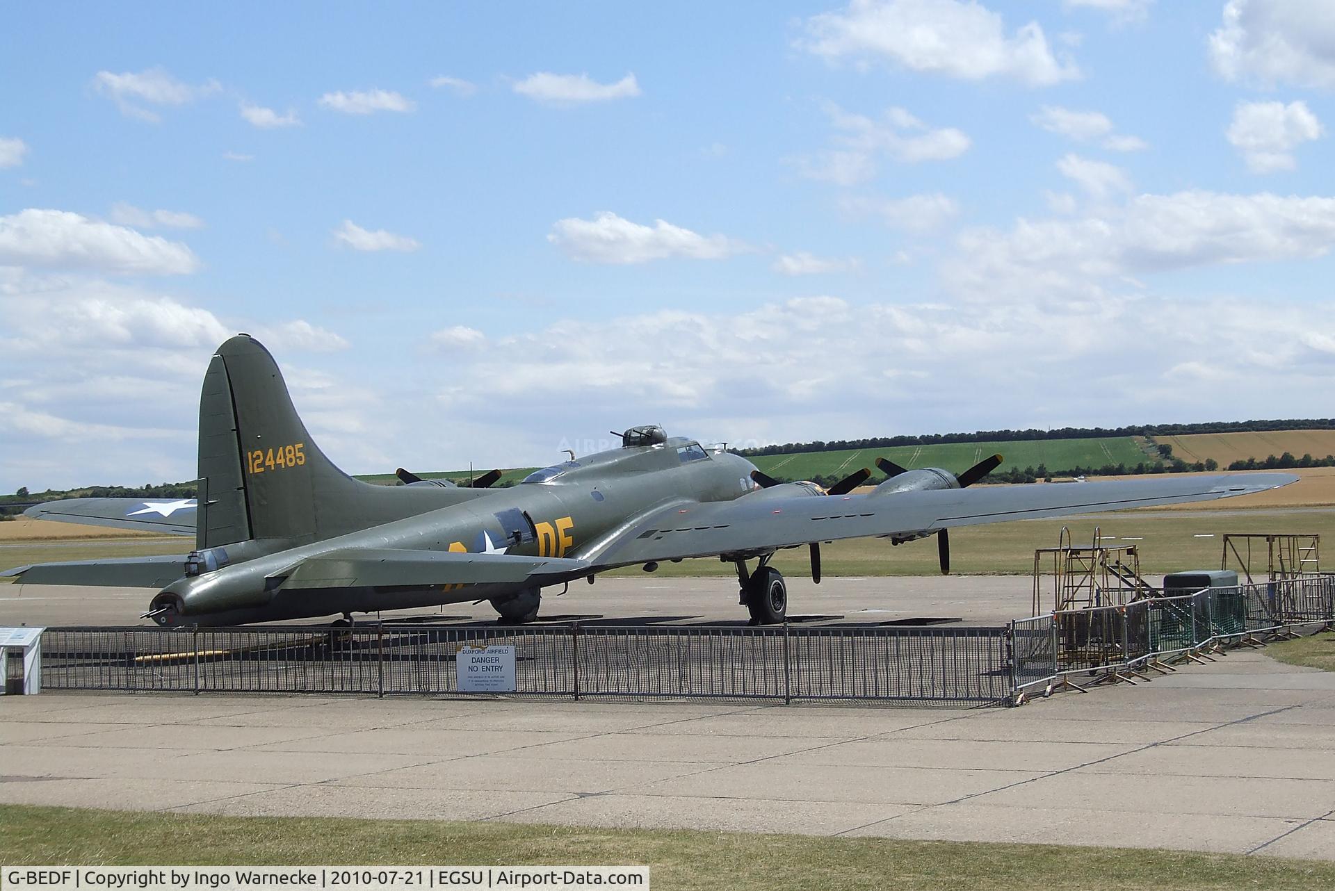 G-BEDF, 1944 Boeing B-17G Flying Fortress C/N 8693, Boeing B-17G Flying Fortress at Duxford airfield