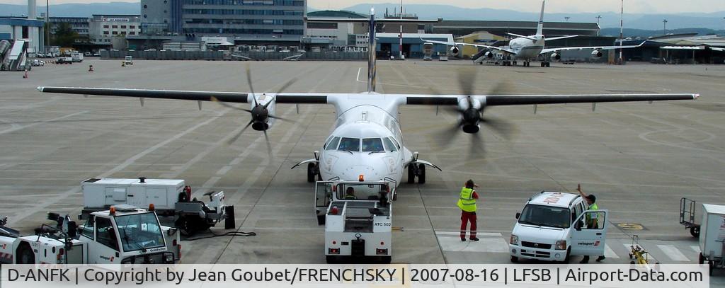 D-ANFK, 2001 ATR 72-212A C/N 666, départ pour Francfort