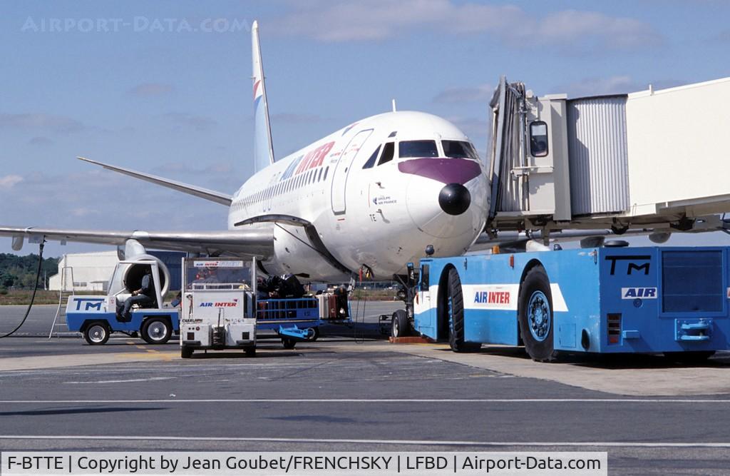 F-BTTE, 1973 Dassault Mercure 100 C/N 5, au parking pour CDG