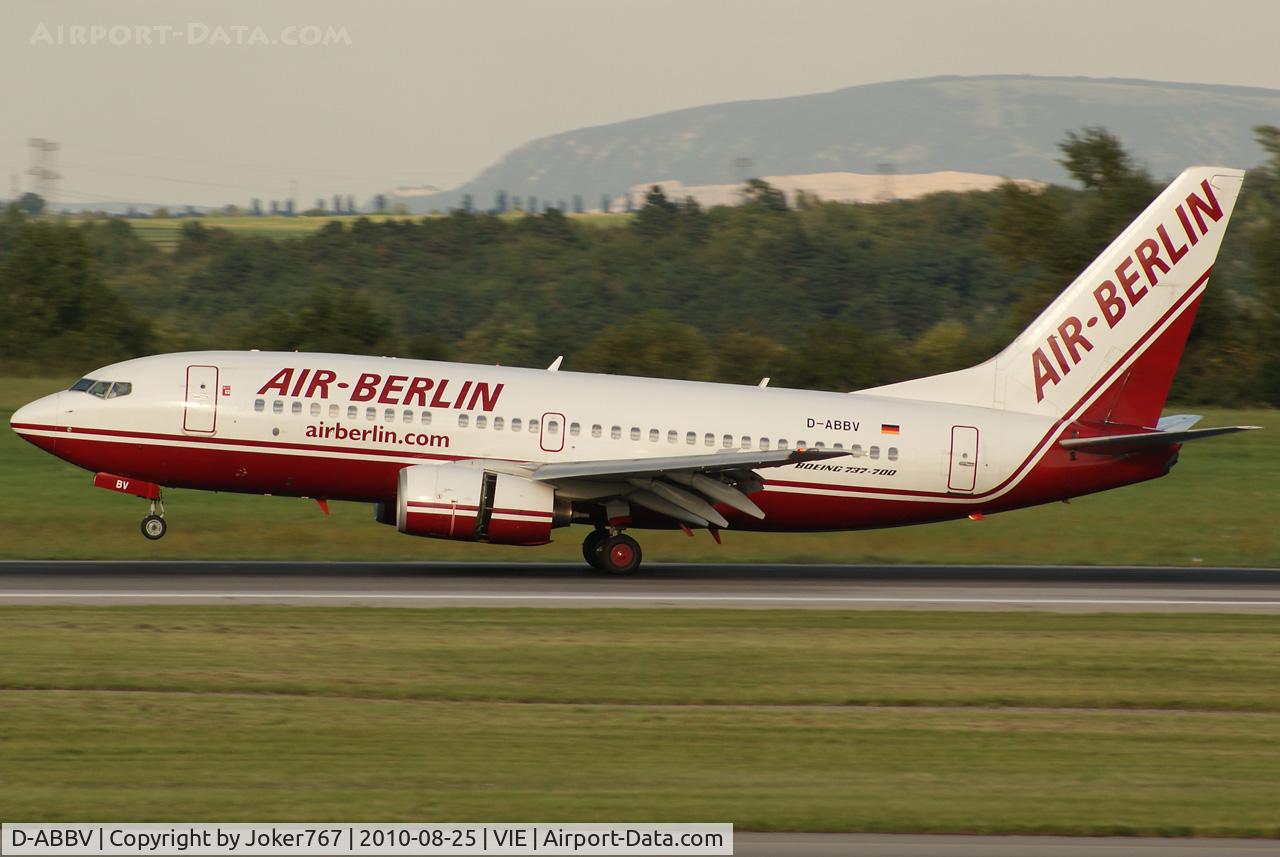 D-ABBV, 2001 Boeing 737-7Q8 C/N 30629, Air Berlin