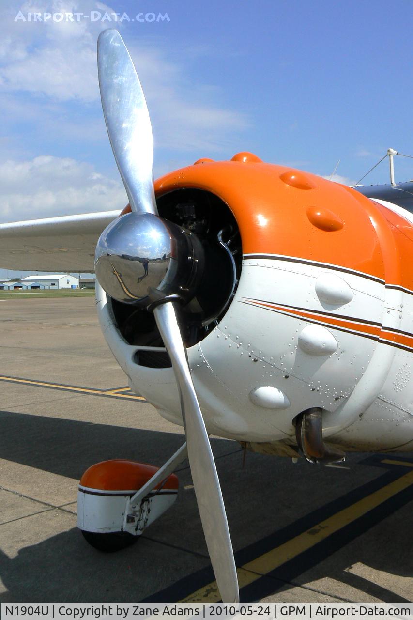 N1904U, 1950 Cessna 190 C/N 7592, At Grand Prairie Municipal