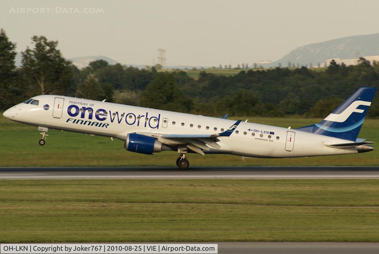 OH-LKN, 2009 Embraer 190LR (ERJ-190-100LR) C/N 19000252, Finnair