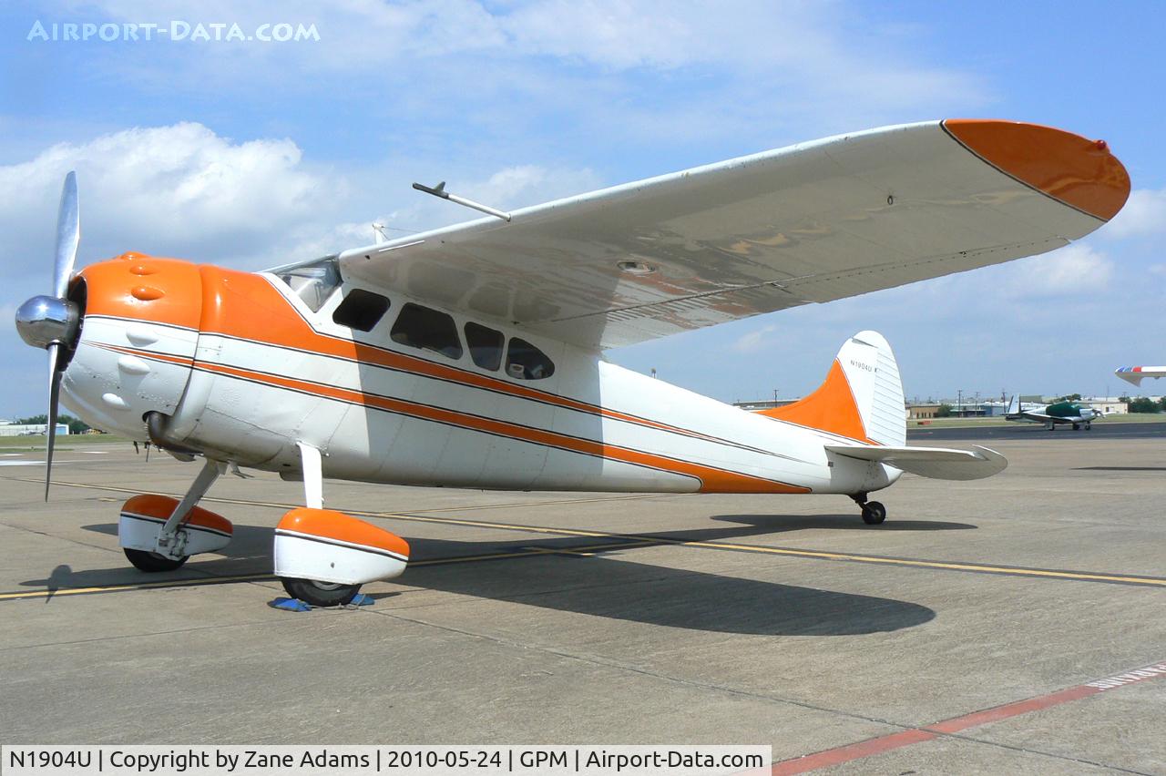 N1904U, 1950 Cessna 190 C/N 7592, At Grand Prairie Municipal
