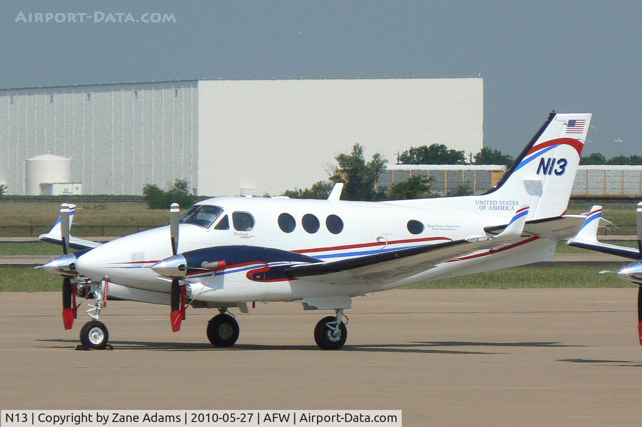 N13, Hawker Beechcraft Corp C90GTI King Air C/N LJ-1968, FAA King Air - At Alliance Airport, Fort Worth, TX
