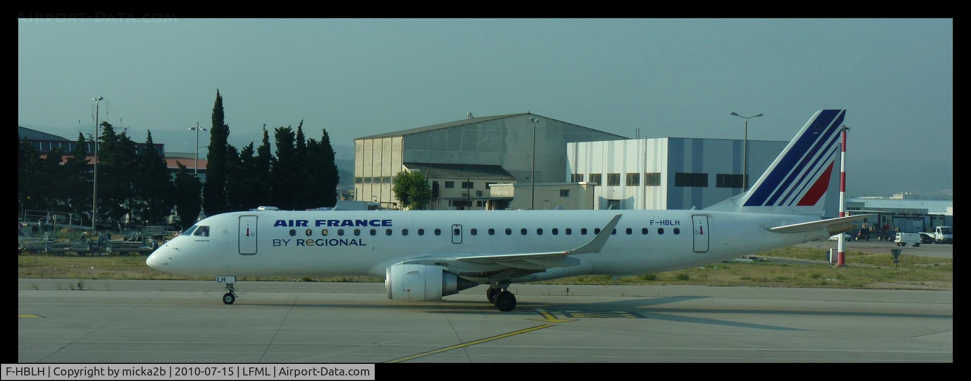 F-HBLH, 2009 Embraer 190LR (ERJ-190-100LR) C/N 19000266, Arrival after landing.