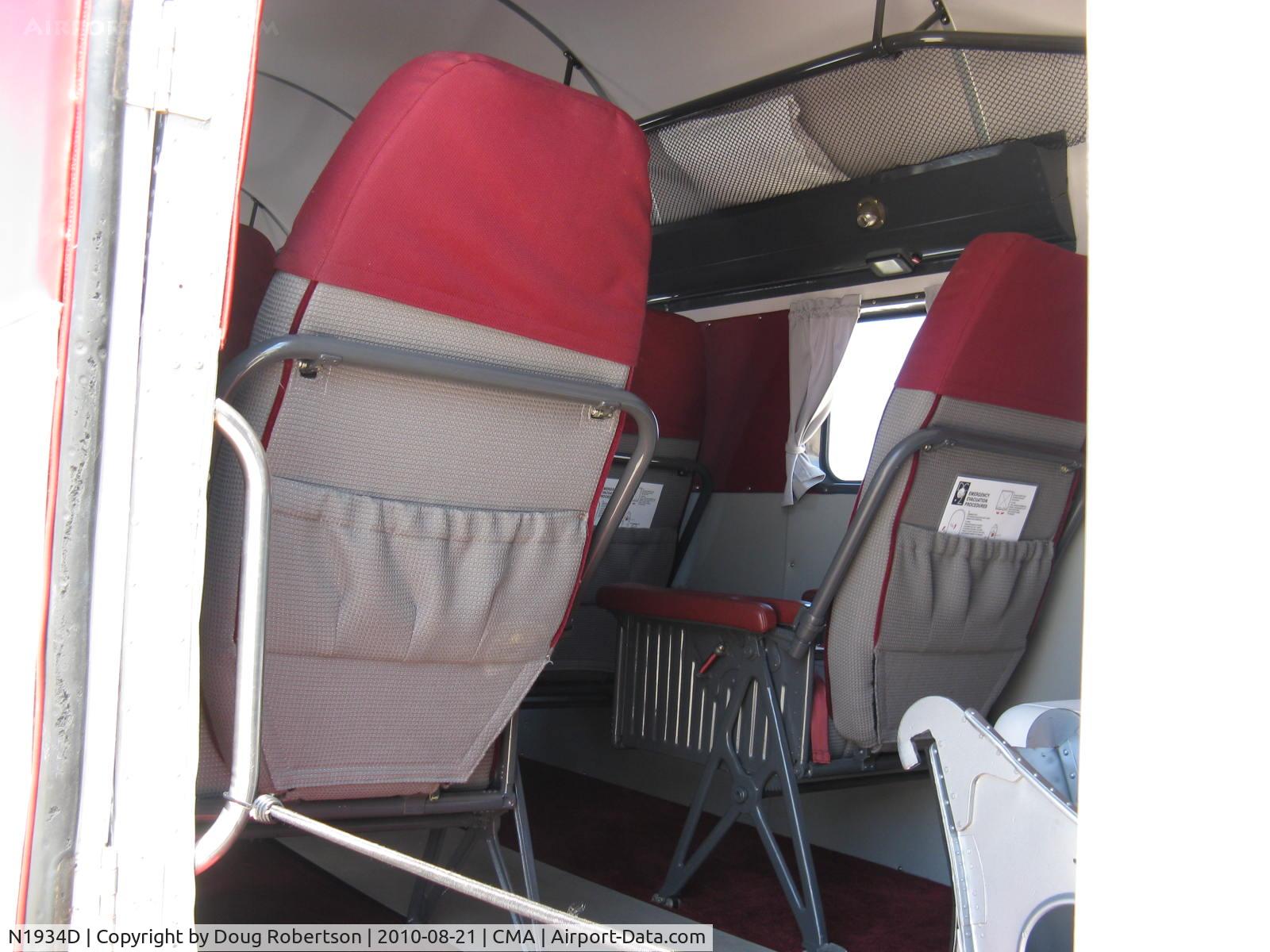 N1934D, 1935 Douglas DC-2-118B C/N 1368, 1935 Douglas DC-2 SKYLINER in TWA livery, two Wright  Cyclone 9 R-1820G2-3&5 760 Hp each, single central aisle, seating for 18 passengers