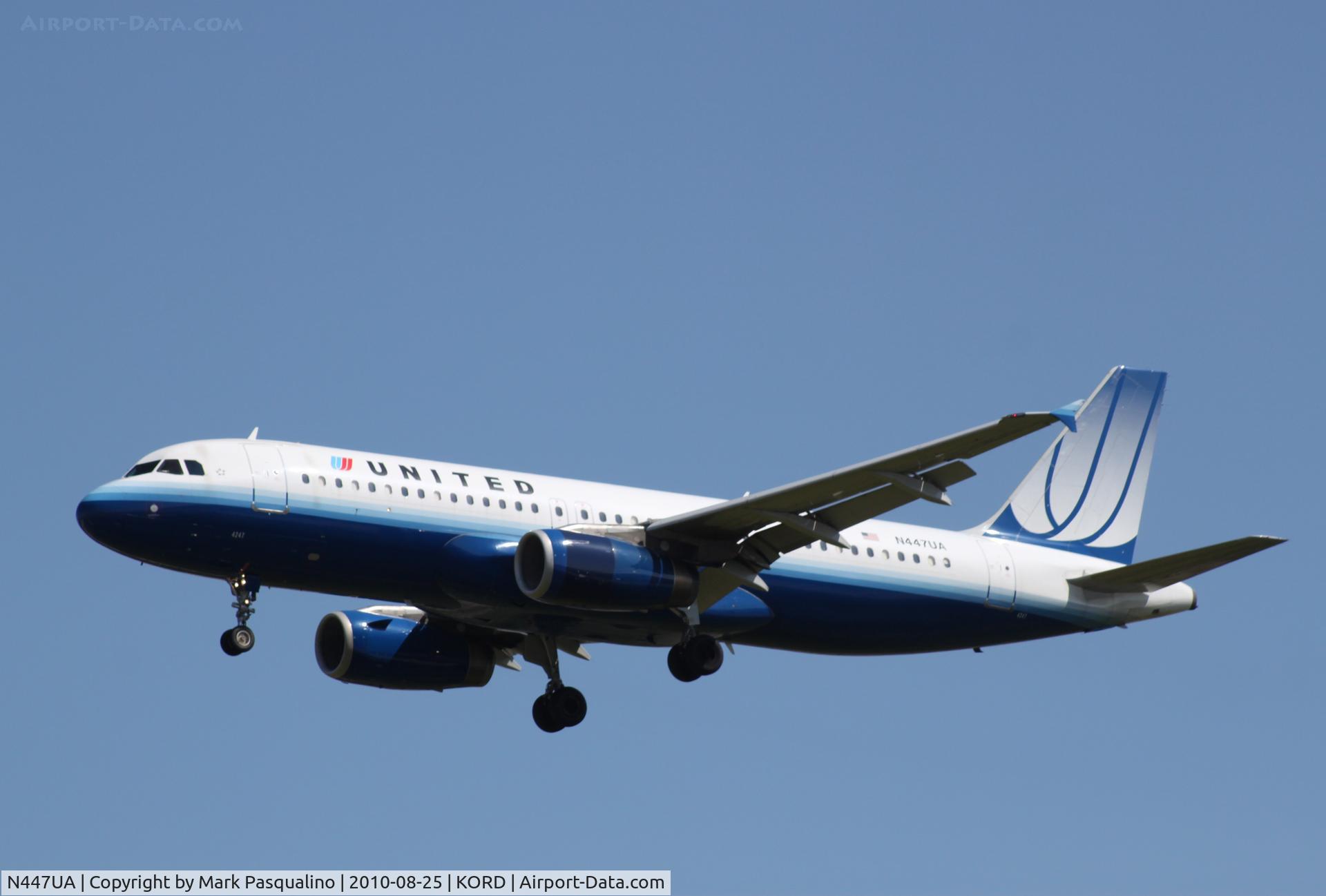 N447UA, 1998 Airbus A320-232 C/N 836, Airbus A320