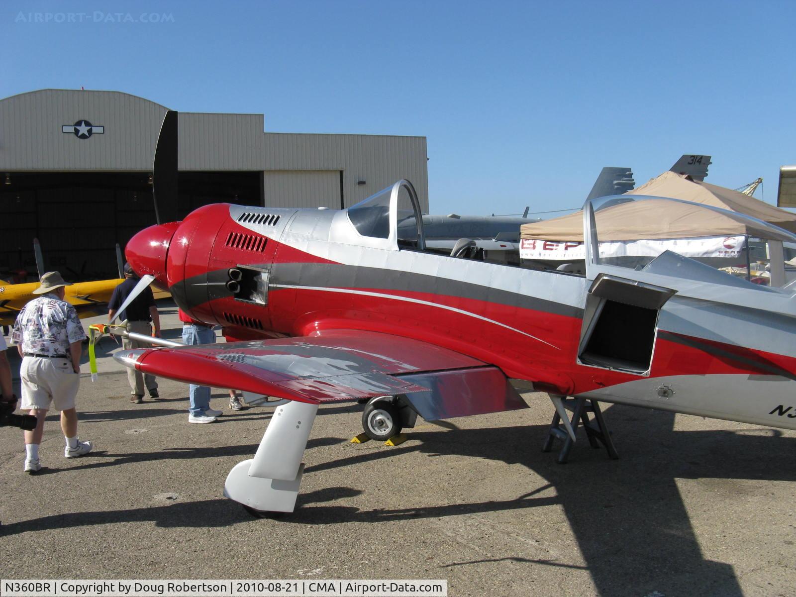 N360BR, 2000 Holm Skip Bear 360 C/N BR001, 2000 Holm BEAR 360, Vedeneev M-14P 9 cylinder radial 360 Hp Reno Sport Class racer Skip Holm design. Skip is former USAF pilot, test pilot and multiple Reno Air Races Gold Unlimited Winner.