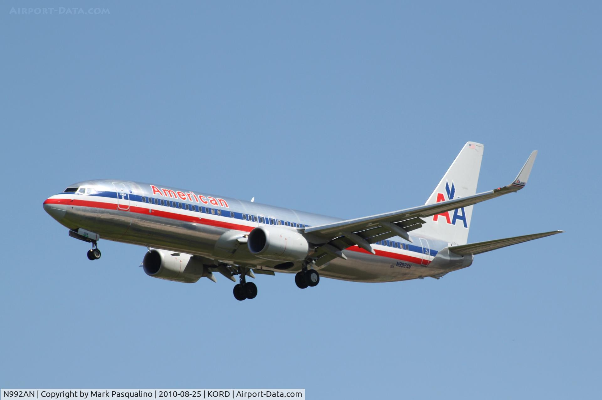 N992AN, 2009 Boeing 737-823 C/N 31071, Boeing 737-800