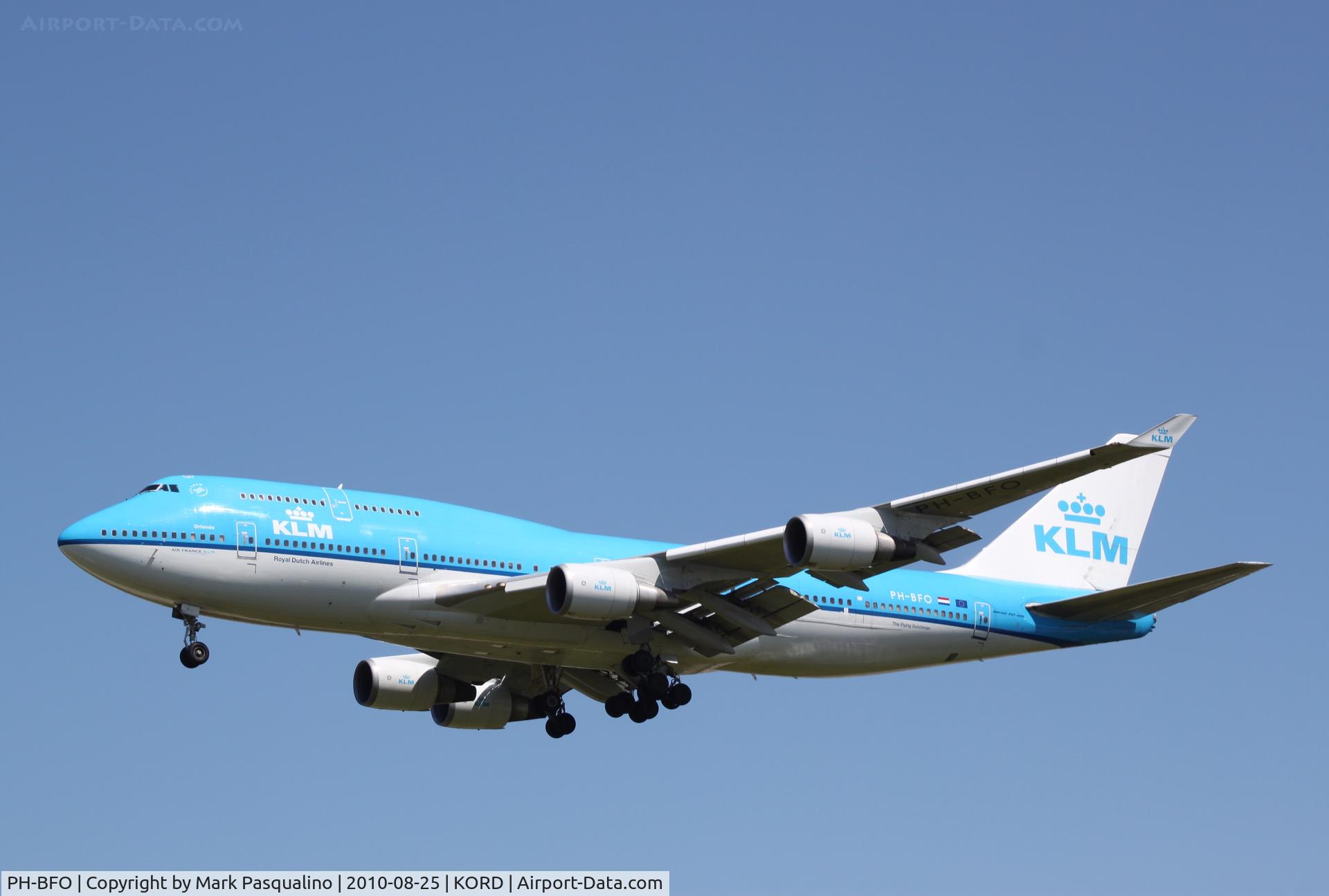 PH-BFO, 1992 Boeing 747-406BC C/N 25413, Boeing 747-400