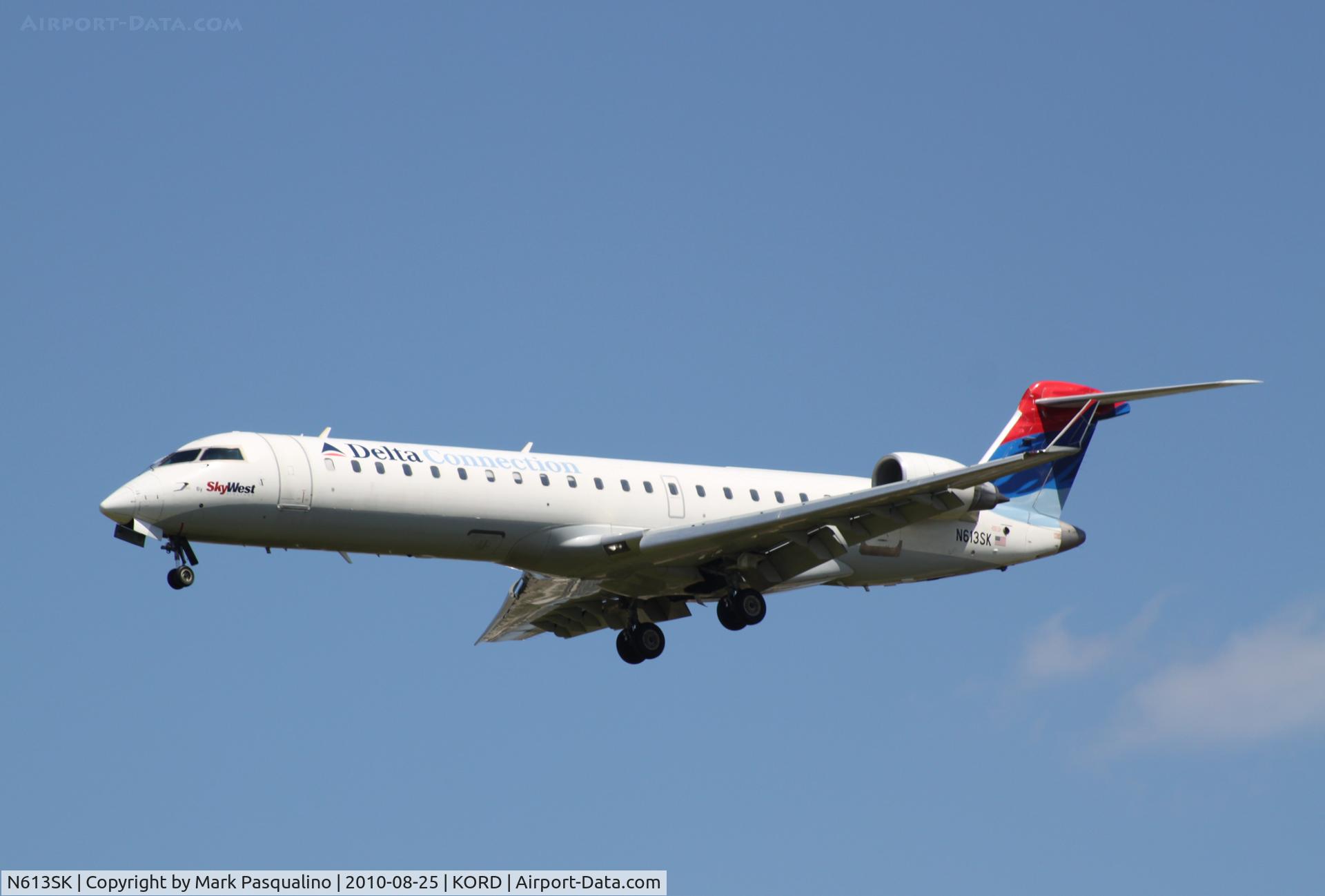 N613SK, 2002 Bombardier CRJ-701 (CL-600-2C10) Regional Jet C/N 10038, CL-600-2C10