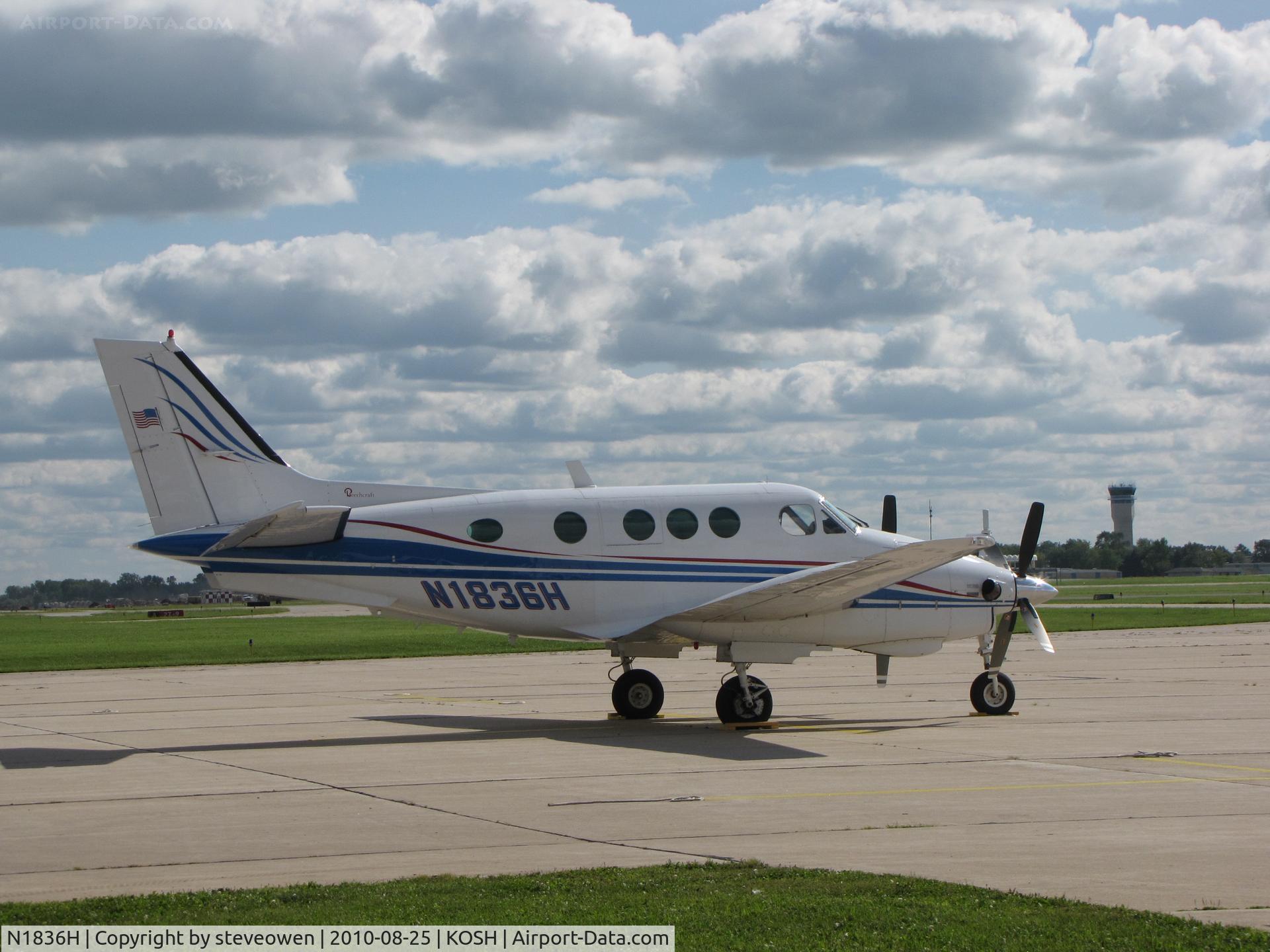 N1836H, 1981 Beech C90 King Air C/N LJ-990, Orion Ramp @KOSH