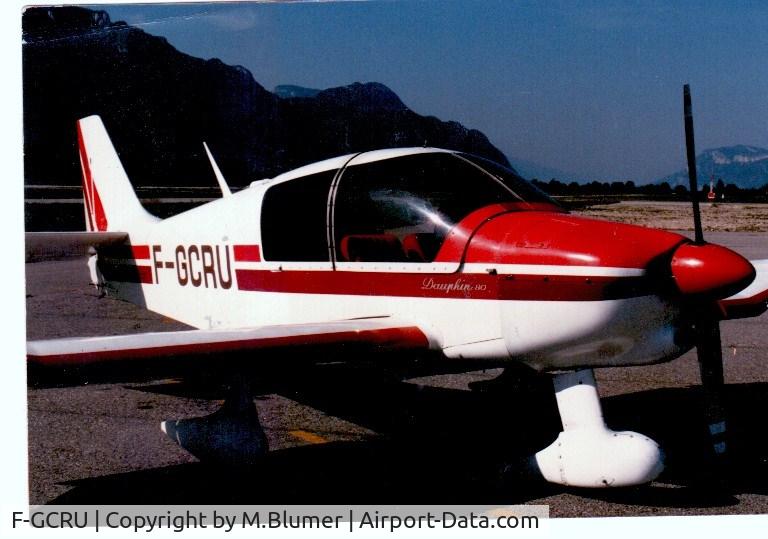 F-GCRU, Robin DR-400-120 C/N 1481, At the Chambery airport in 1986