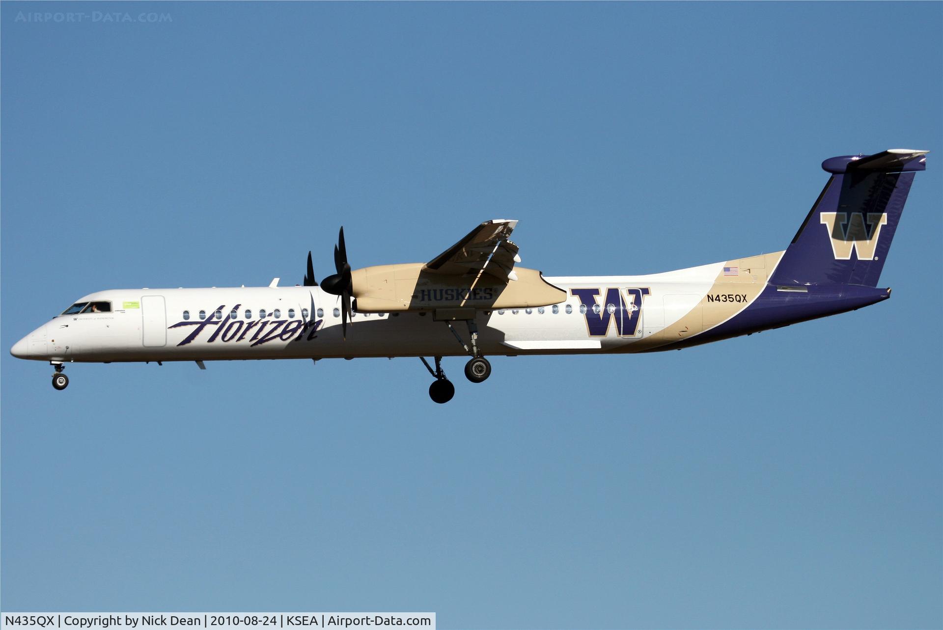 N435QX, 2008 Bombardier DHC-8-402 Dash 8 C/N 4232, KSEA