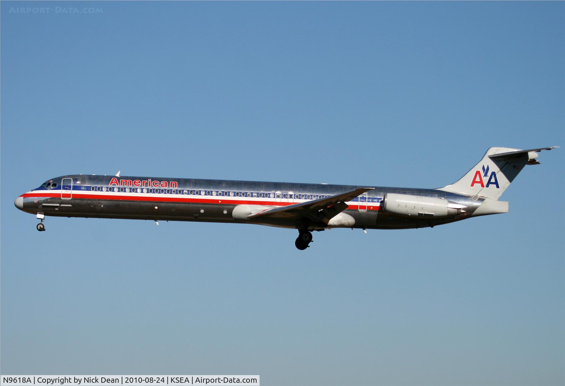 N9618A, 1997 McDonnell Douglas MD-83 (DC-9-83) C/N 53565, KSEA