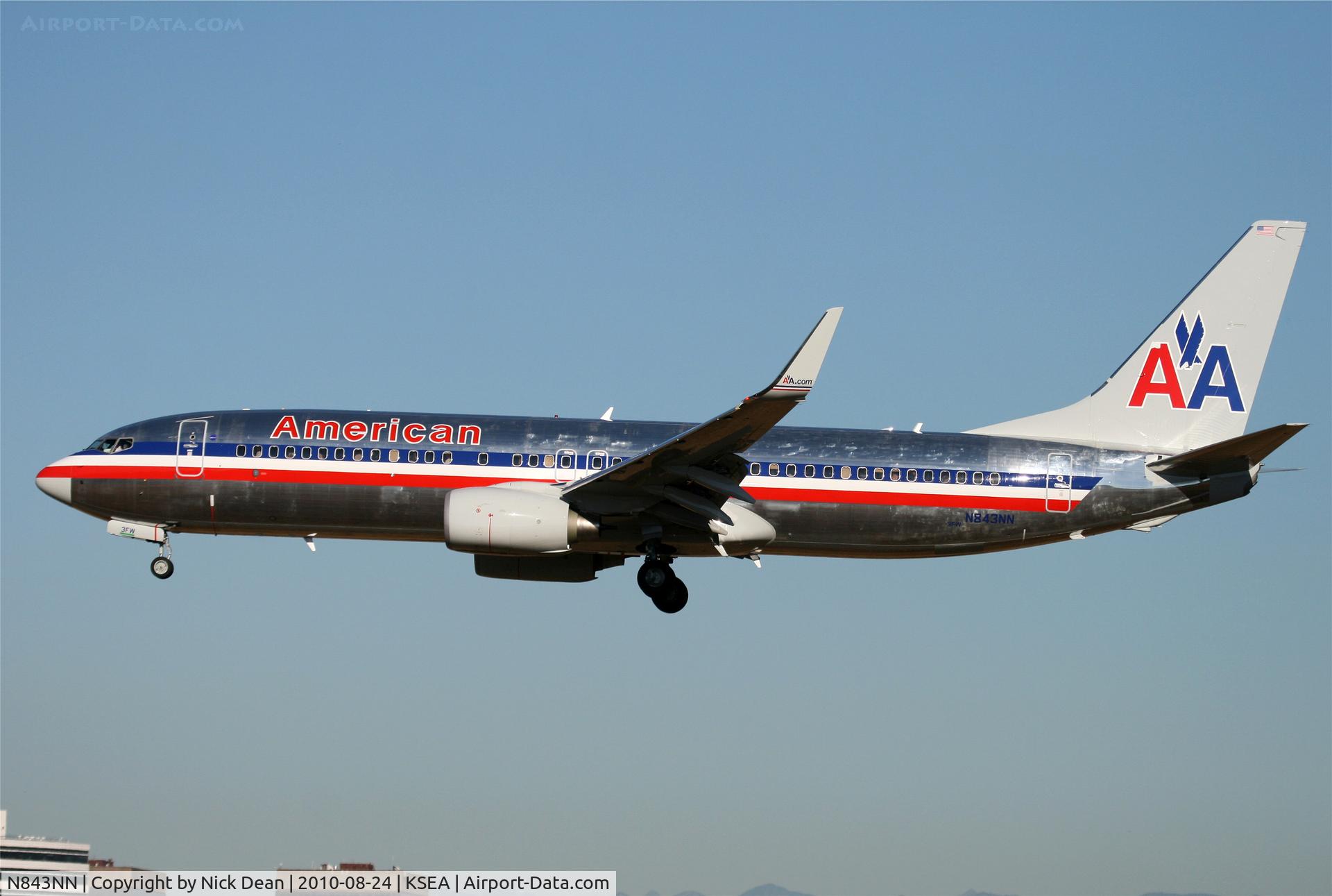 N843NN, 2010 Boeing 737-823 C/N 30906, KSEA