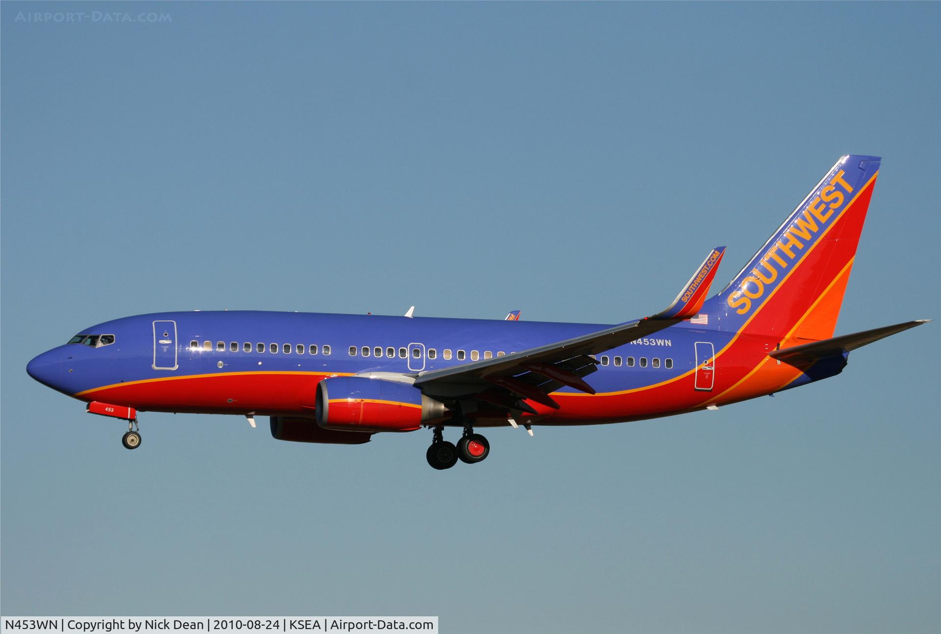 N453WN, 2004 Boeing 737-7H4 C/N 29847, KSEA