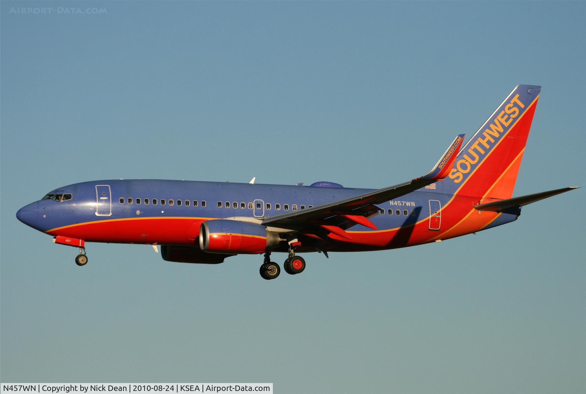 N457WN, 2004 Boeing 737-7H4 C/N 33856, KSEA