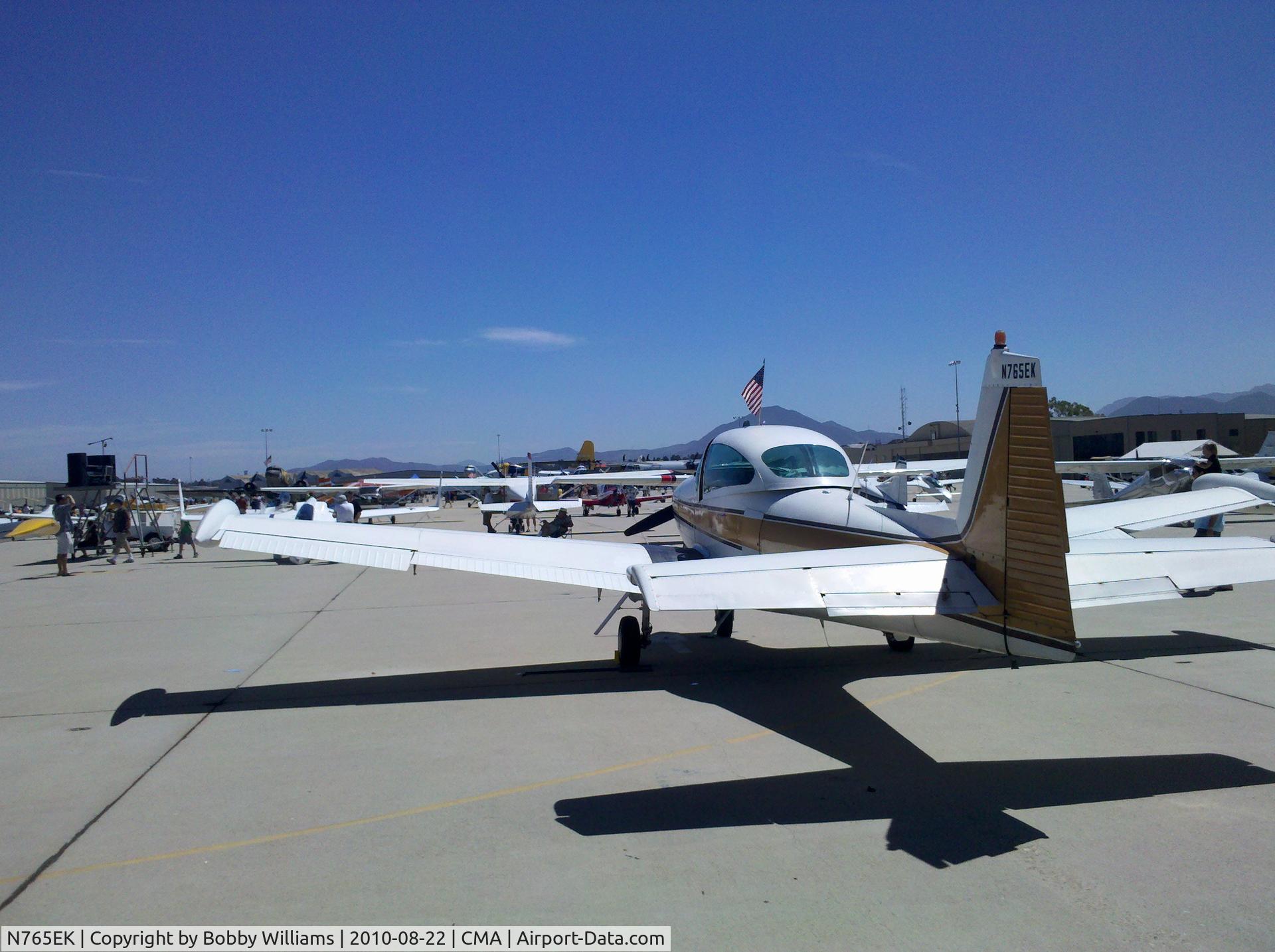 N765EK, 1947 North American Navion (NA-145) C/N NAV-4-1013, Display at 2010 Wings Over Camarillo