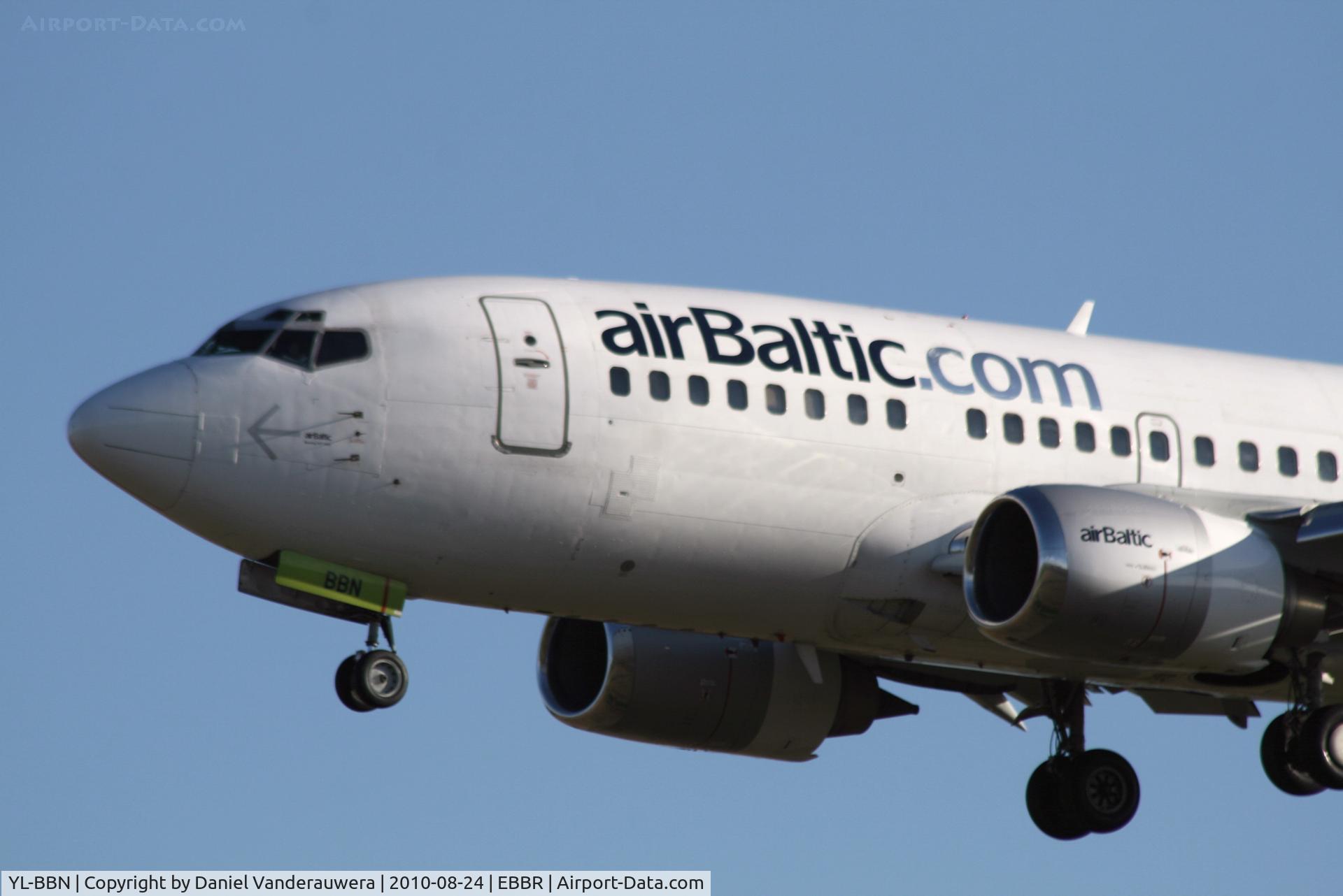 YL-BBN, 1992 Boeing 737-522 C/N 26683, Arrival of flight BT601 to RWY 25L