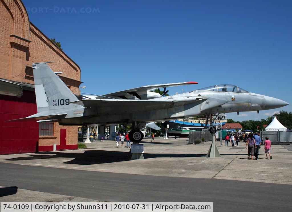 74-0109, 1974 McDonnell Douglas F-15A Eagle C/N 0083/A070, F-15 preserved inside Technik Speyer Museum...