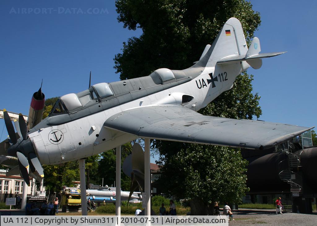 UA 112, Fairey Gannet AS.4 C/N F9394, Firey Ganett preserved inside Technik Speyer Museum...
