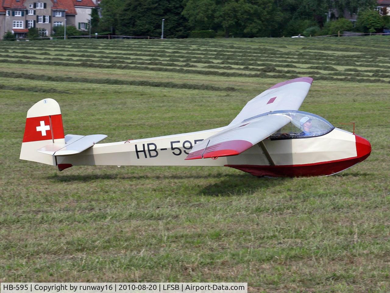 HB-595, 1957 Schleicher Ka-4 Rhonlerche II C/N 261, happy landing at the 
