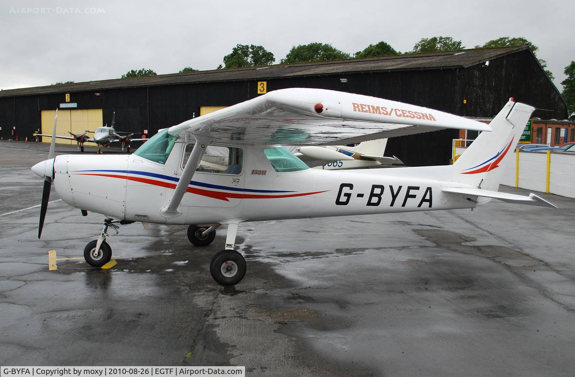 G-BYFA, 1985 Reims Cessna F152 C/N 1968, Reims Cessna F152 ex G-WACA at Fairoaks
