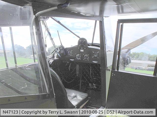 N47123, 1943 Taylorcraft DCO-65 C/N 5133, At Geneseo..