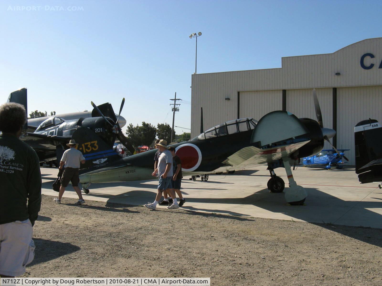 N712Z, 1942 Mitsubishi A6M3 Reisen (Zero) C/N 3869, 1942 Mitsubishi A6M3 ZERO-SEN (Zeke), P&W R-1830