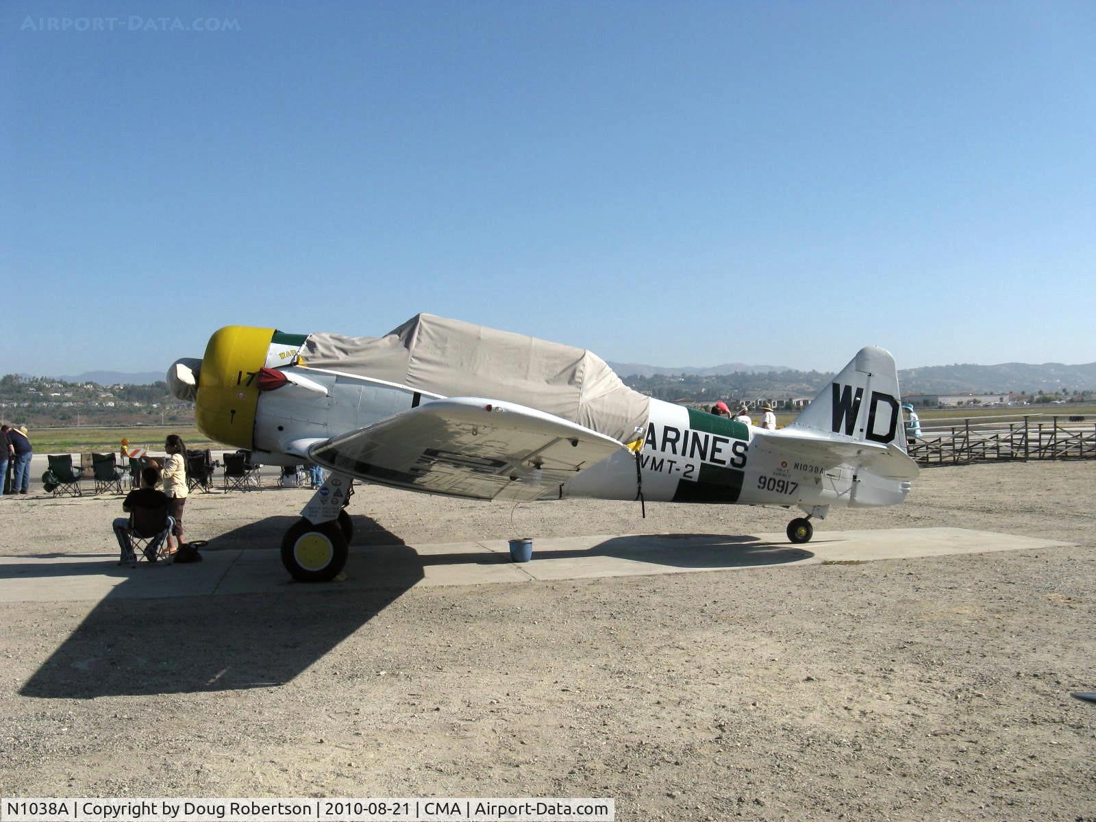 N1038A, 1944 North American SNJ-5 Texan C/N 90917 (121-41633), 1944 North American SNJ-5 'War Dog', P&W R-1340 600 Hp